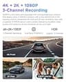 VIOFO A229 Pro 3-Channel 4K HDR Dash Cam with Sony STARVIS 2 Sensor System