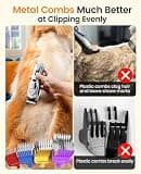 oneisall 676pro Professional Cordless Rechargeable Dog Clipper for Thick Hair