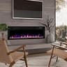 BOSSIN 60-Inch Ultra-Thin Silence Linear Electric Fireplace Wall Insert