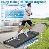 PACEROCKER Walking Pad Treadmill with 12% 9-Level Auto Incline System