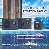 TURBRO Beluga B50V 50,000 BTU Smart Wi-Fi Inverter Swimming Pool Heat Pump