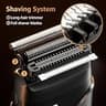 Mbzoey Travel-Ready Electric Foil Shaver with Titanium Blades & USB-C