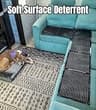 KNRV Commerce Modular Spike Scat Mats for Furniture Protection, 10-Pack