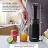 Elite Gourmet EJX600 Compact Space-Saving 70 RPM Masticating Slow Juicer