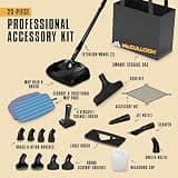 McCulloch MC1385 Deluxe Canister Steam Cleaner System with 23 Accessories