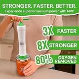 PURE MVP Heavy-Duty Aerospace Aluminum Manual Mason Jar Vacuum Pump Sealer Kit