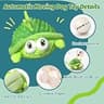 GUKCO Interactive Motorized Plush Turtle Dog Toy with Voice Recording Mode