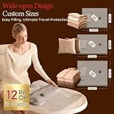 Vacbird 12-Pack Carry-On Travel Vacuum Seal Space Saver Bags with Air Pump