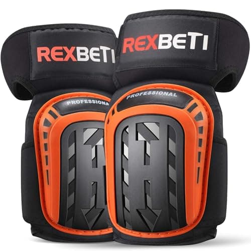 REXBETI High-Stability Knee Pads for Work with Ergonomic Thigh Support