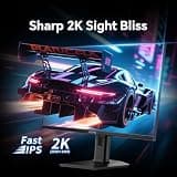 KTC H24T7 24-Inch QHD Fast IPS Gaming Monitor with 180Hz Overclock and Ergonomic Stand