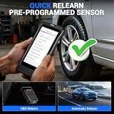 XTOOL TP380 TPMS Scanner and Bidirectional OBD2 Diagnostic Tool with Resets