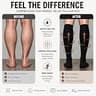 ACTINPUT Copper Infused Compression Socks 15-20 mmHg Circulation (4 Pairs)