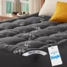 BEDLORE Pillow Top Mattress Topper, Breathable Bamboo Viscose, King Size