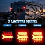 Solar & USB-C Magnetic Wireless Trailer Lights Kit with IPX6 Waterproof Rating