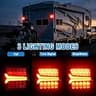 Solar & USB-C Magnetic Wireless Trailer Lights Kit with IPX6 Waterproof Rating