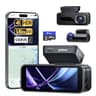 Pelsee P1 Pro 4K Dual Dash Cam with STARVIS 2, HDR Night Vision, and 64GB Card