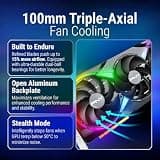PNY GeForce RTX 5080 Epic-X ARGB OC 16GB GDDR7 Triple Fan Graphics Card