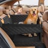 PETICON Heavy-Duty Large Dog Back Seat Extender with Triple Mesh Viewing Windows