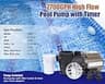 CIPU 0.35 HP Self-Priming Above Ground Pool Pump with Built-in Timer, 2700 GPH Flow