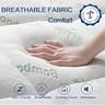 Premium 1000 GSM Extra Thick Cooling Bamboo Down Alternative Topper Queen