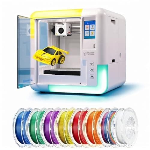 AOSEED X-Maker AI+ Smart 3D Printer with 8 PLA Filaments for Education