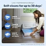 PetSafe ScoopFree Crystal Pro Legacy Uncovered Flat Low-Profile Litter Box