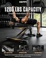 Keppi Fitness Bench3000 Max Adjustable Weight Bench with Preacher Curl