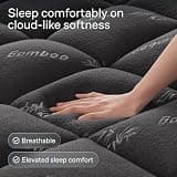 Niagara Sleep Solution Ultra Soft Bamboo Rayon Mattress Topper, Queen Size
