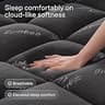 Niagara Sleep Solution Ultra Soft Bamboo Rayon Mattress Topper, Queen Size
