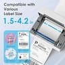 KNAON Bluetooth Thermal Shipping Label Printer with Built-in USB Flash Drive