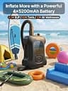 OGERY Long-Lasting Rechargeable Paddle Board Pump, 15000mAh Battery, 20 PSI