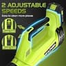 WOLFMEN Cordless Leaf Blower with Advanced Axial Flow Turbofan & 2.0Ah Battery