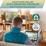 Comfytemp 2.6lb Heavy Weighted Electric Heating Pad for Neck and Shoulder Pain
