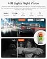 Vantrue N2X 2.7K Dual Channel Front and Interior Dash Cam with 5G WiFi