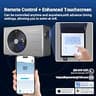 Varpoolfaye 30,000 BTU 120V Plug-in Hybrid Above-Ground Pool Heat Pump