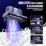 Gxzsk Wide-Port Mattress Vacuum Cleaner with Green Dust Illumination LED
