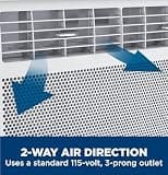 GE 5,000 BTU Electronic Window Air Conditioner for Small Rooms with Remote