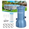 KimFilter Pro Series 1,000 GPH Cartridge Filter Pump for Above-Ground Pools