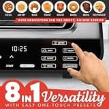 Gourmia Electric Indoor Pizza Oven & Air Fryer Combo