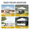 CROWN SHADES 12x12 One Push Pop Up Canopy Tent