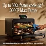 CHEF iQ MiniOven Smart Toaster Oven Air Fryer Combo with Touchscreen, 25-Quart