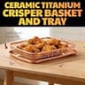 Gotham Steel XXL Ceramic Air Fryer Basket and Baking Sheet Combination Set