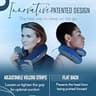 BCOZZY Patented Double Support Wrap-Around Travel Neck Pillow for Airplane
