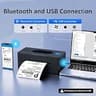 Mvgges Bluetooth 4x6 Shipping Label Printer, 160 mm/s Fast Thermal Printing