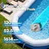 PoolMr Cordless Robotic Pool Cleaner with 120-Minute Anti-Return System