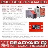 Umarex ReadyAIR Gen 2 Portable High Pressure Air Compressor, Auto Shut-Off