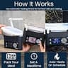 LunchEAZE Pro Cordless Heated Lunchbox with Auto Scheduled Heating Tech