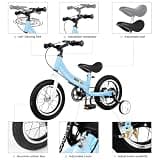 bikeboy 3-in-1 Toddler Balance to Pedal Bike with Training Theory Design