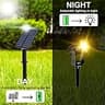 T-SUN Waterproof Solar Powered Spot Lights for Trees, Warm White Illumination