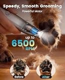 oneisall Curved Safety Blade Dog Paw Trimmer with Dual-Speed Motor & LED Display